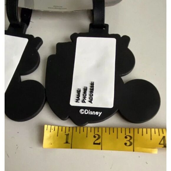 2 Pack DISNEY 100 Years Of Wonder Mickey Mouse Club LUGGAGE ID BAG TAGS NEW - Picture 9 of 10